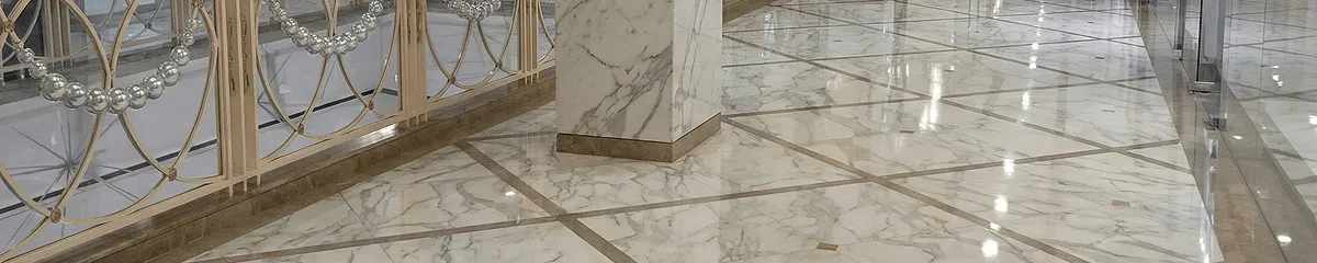 Beautiful marble floor professionally installed in Fort Worth, TX
